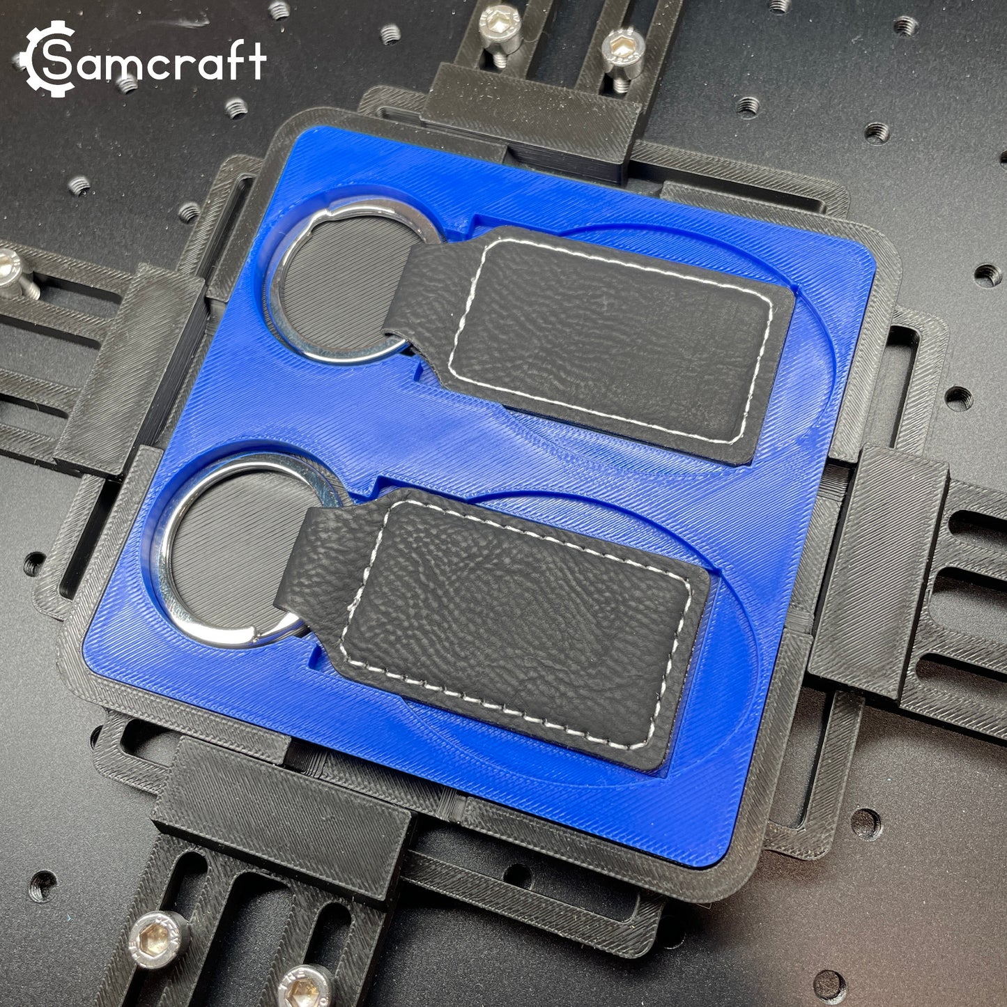 Keychain Jig - Leatherette Oval & Rectangle - ComMarker - Samcraft