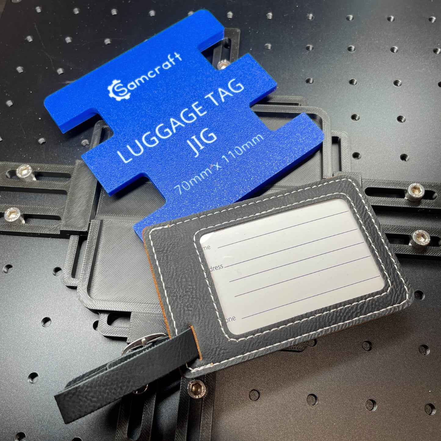 Leatherette Luggage Tag Jig - ComMarker - Samcraft