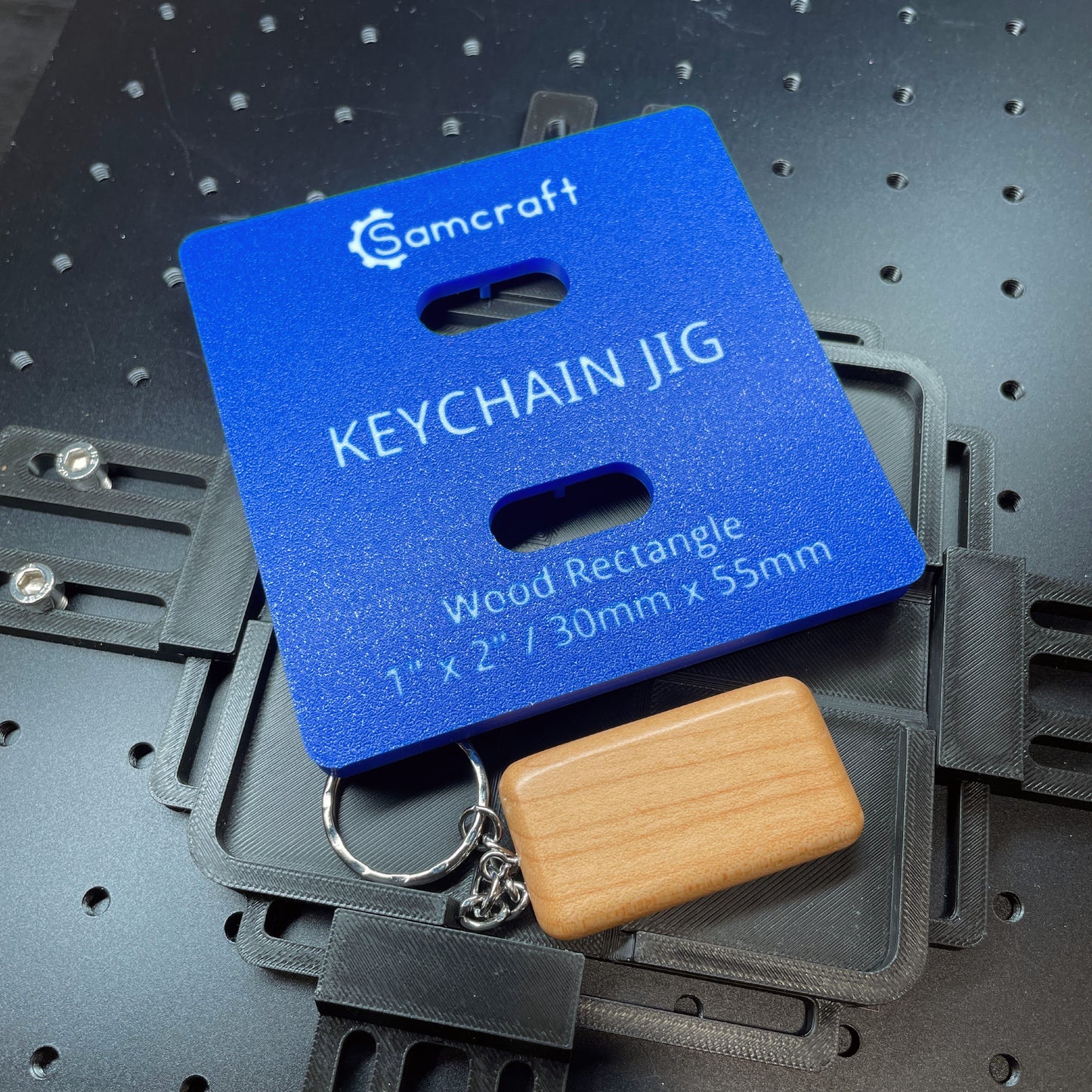 Wood Rectangle Keychain Jig - ComMarker - Samcraft