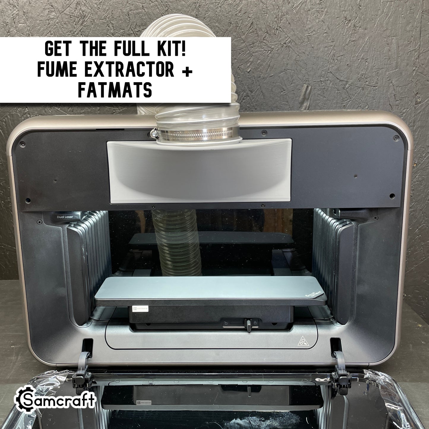 Samcraft FatMat for eufyMake E1 - Reusable UV Printer Mat Kit
