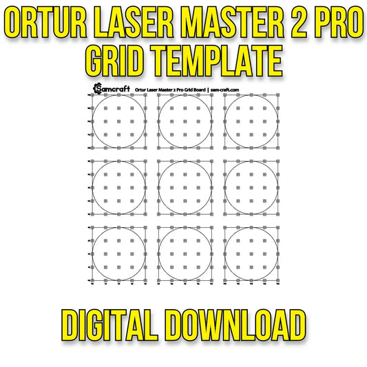 Ortur Laser Grid Template - DIGITAL DOWNLOAD