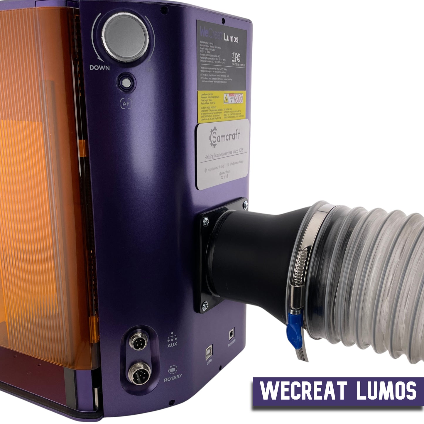 WeCreat Lumos 4 inch Exhaust Hose Adapter