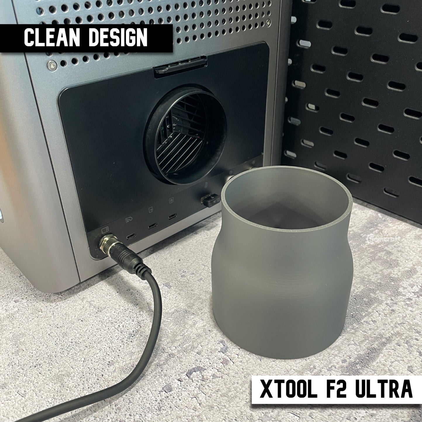 xTool F2 Ultra 4 inch Exhaust Hose Adapter