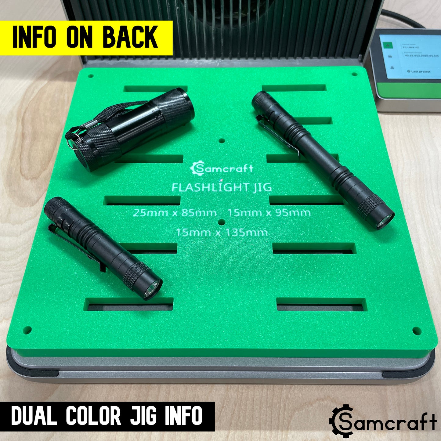 Flashlight Jig - xTool F1 Ultra - Samcraft