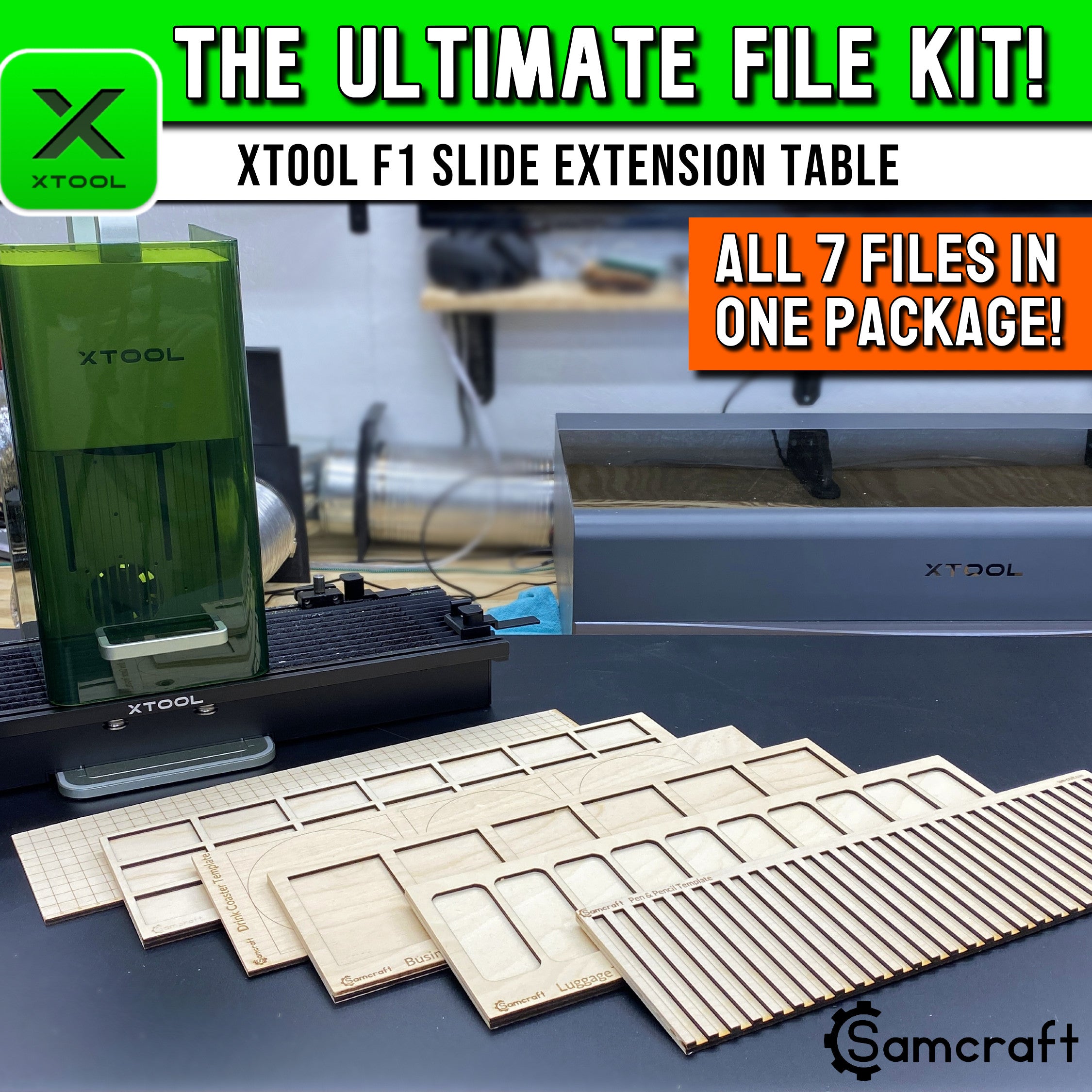 xTool F1 Slide Extension Kit