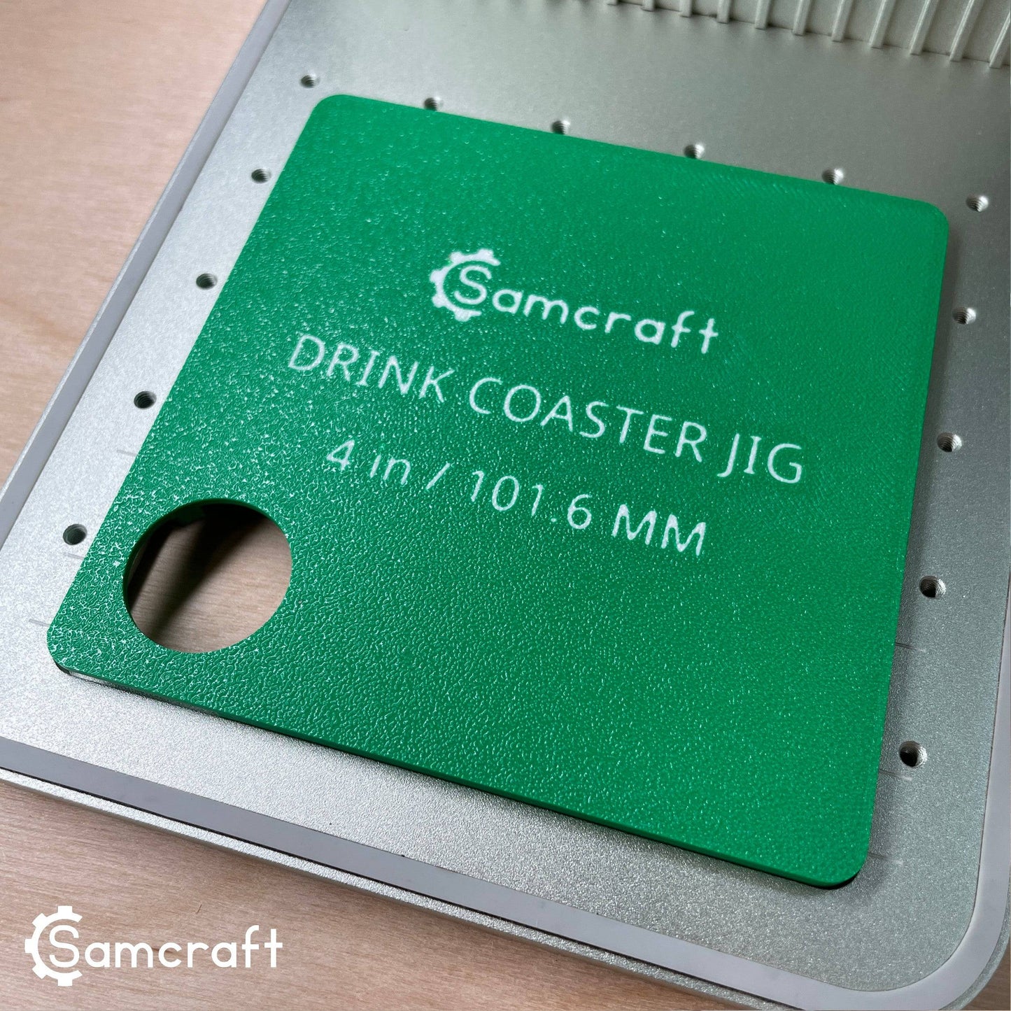Drink Coaster Jig - 4 inch - xTool F1