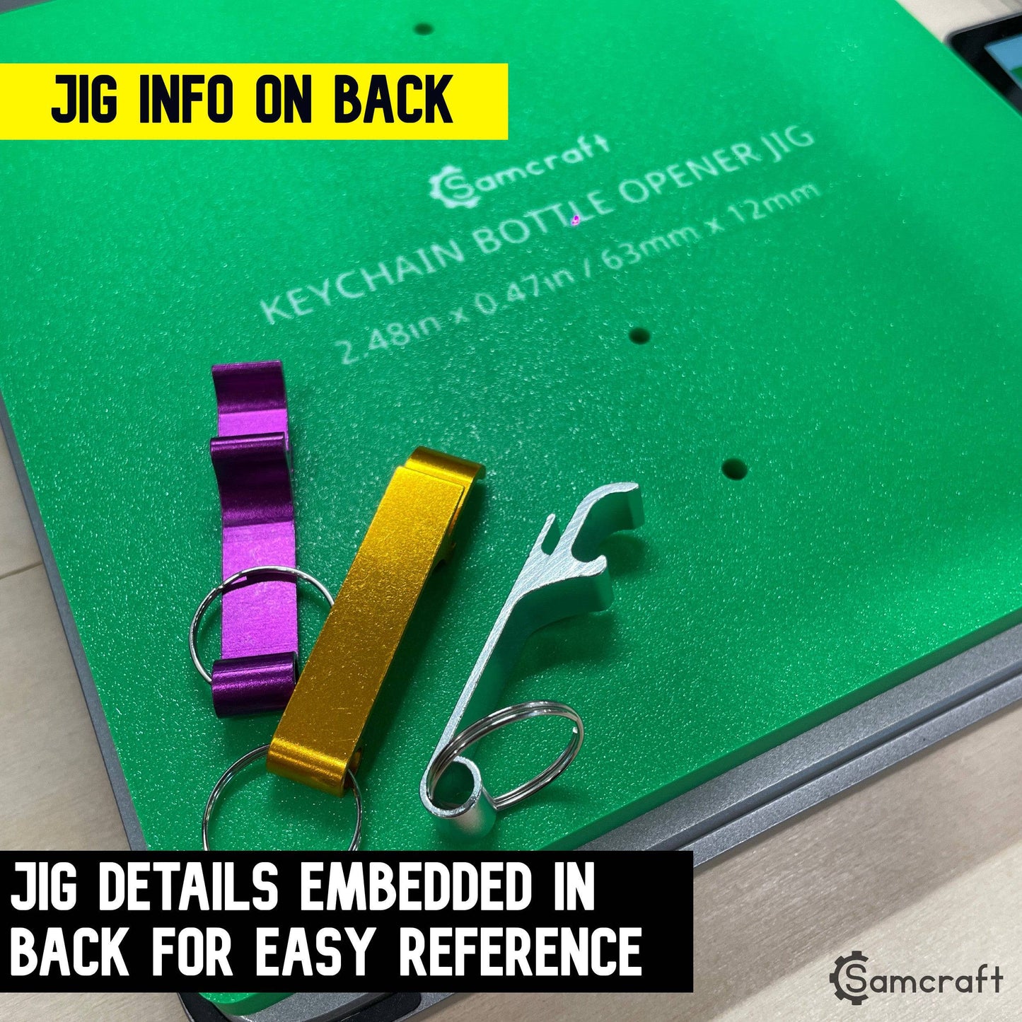 Keychain Bottle Opener Jig - xTool F1 Ultra