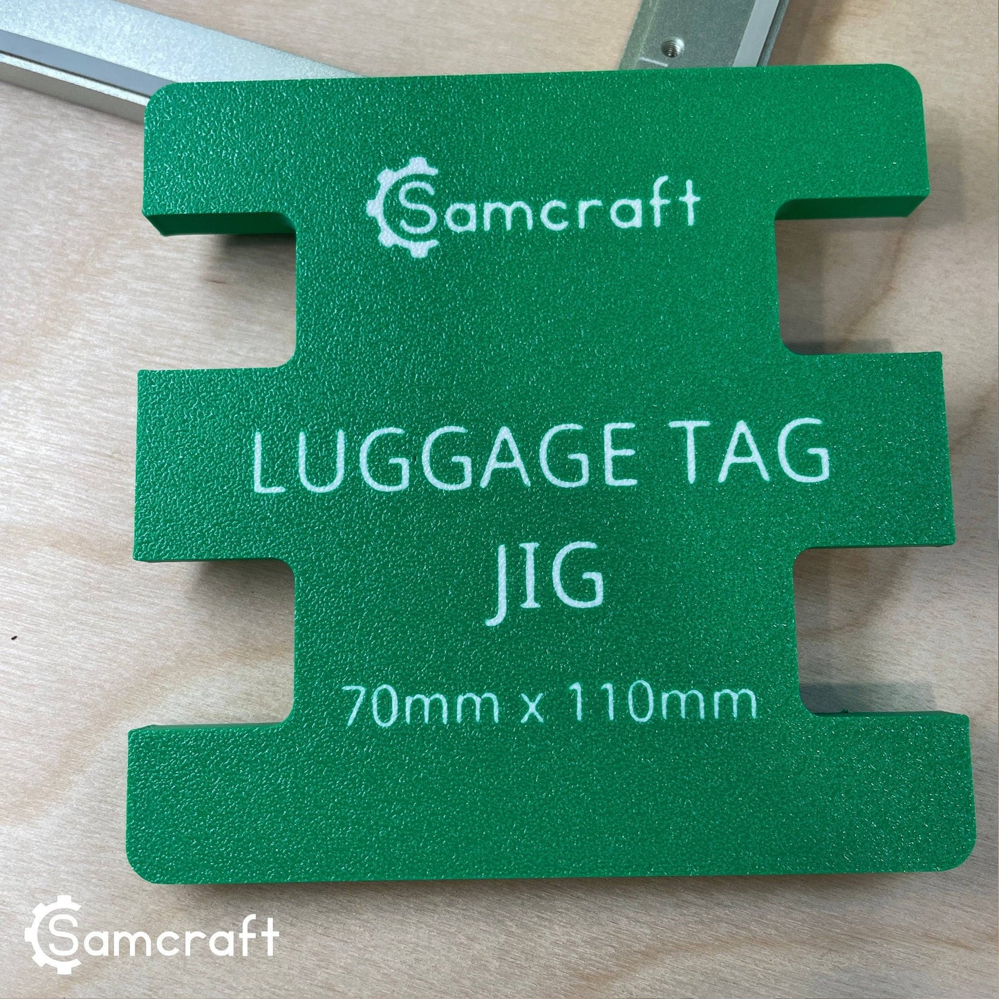 Leatherette Luggage Tag Jig - xTool F1