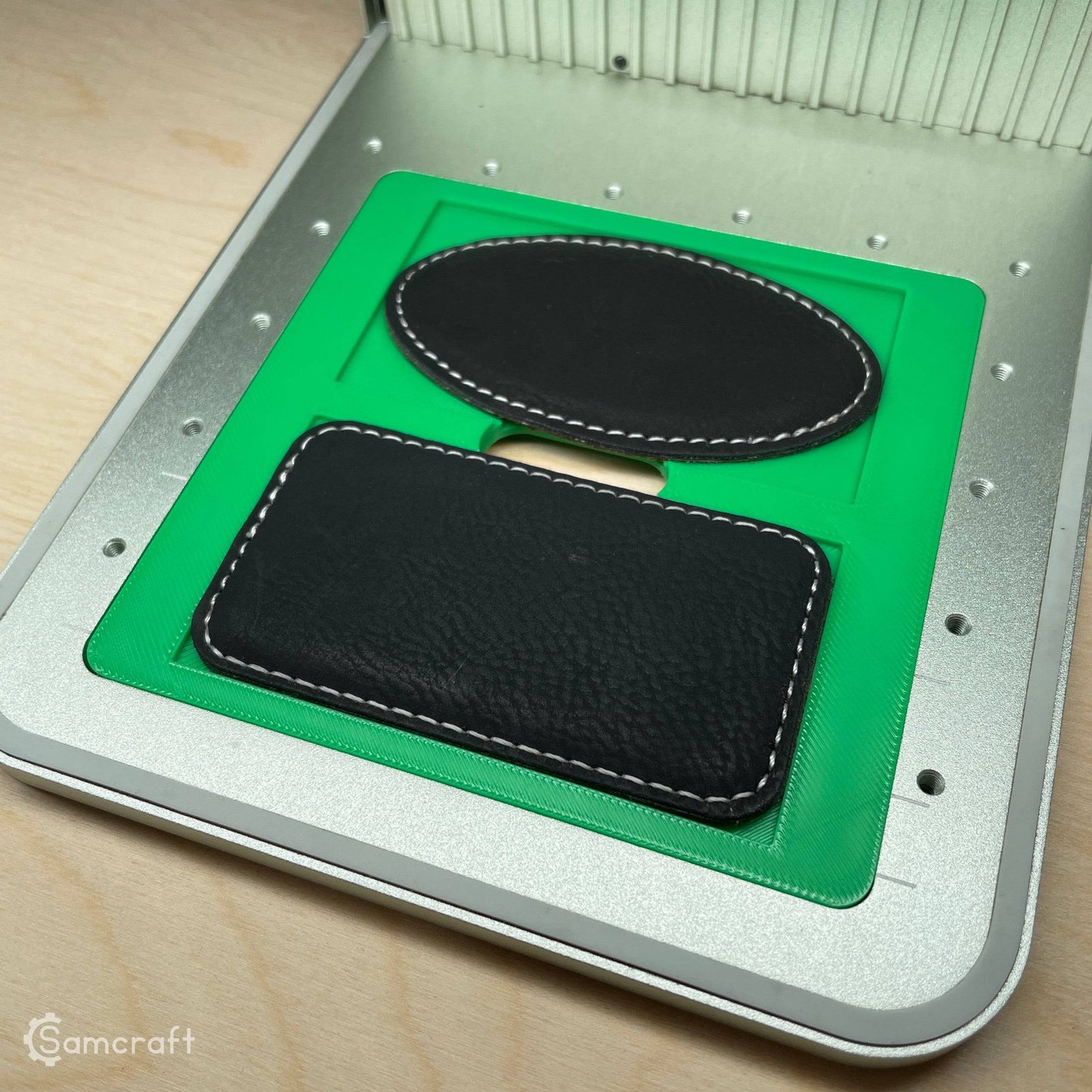 Magnetic Badge Jig - Oval & Rectangle - xTool F1