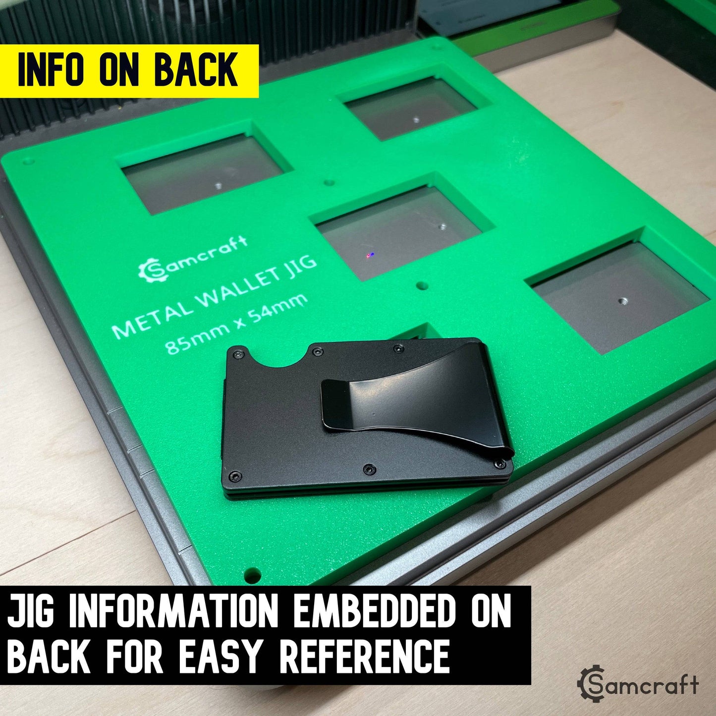 Metal Wallet Jig - xTool F1 Ultra