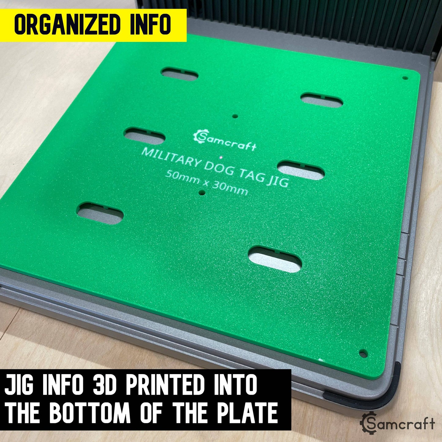 Military Dog Tag Jig - xTool F1 Ultra