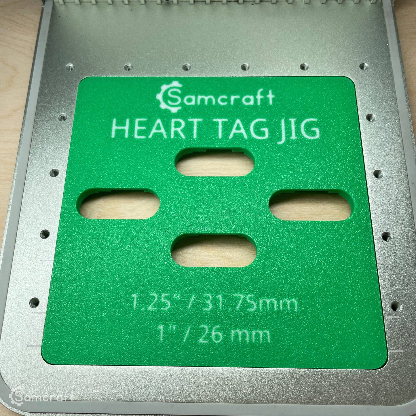 Pet Tag Jig - Heart - xTool F1