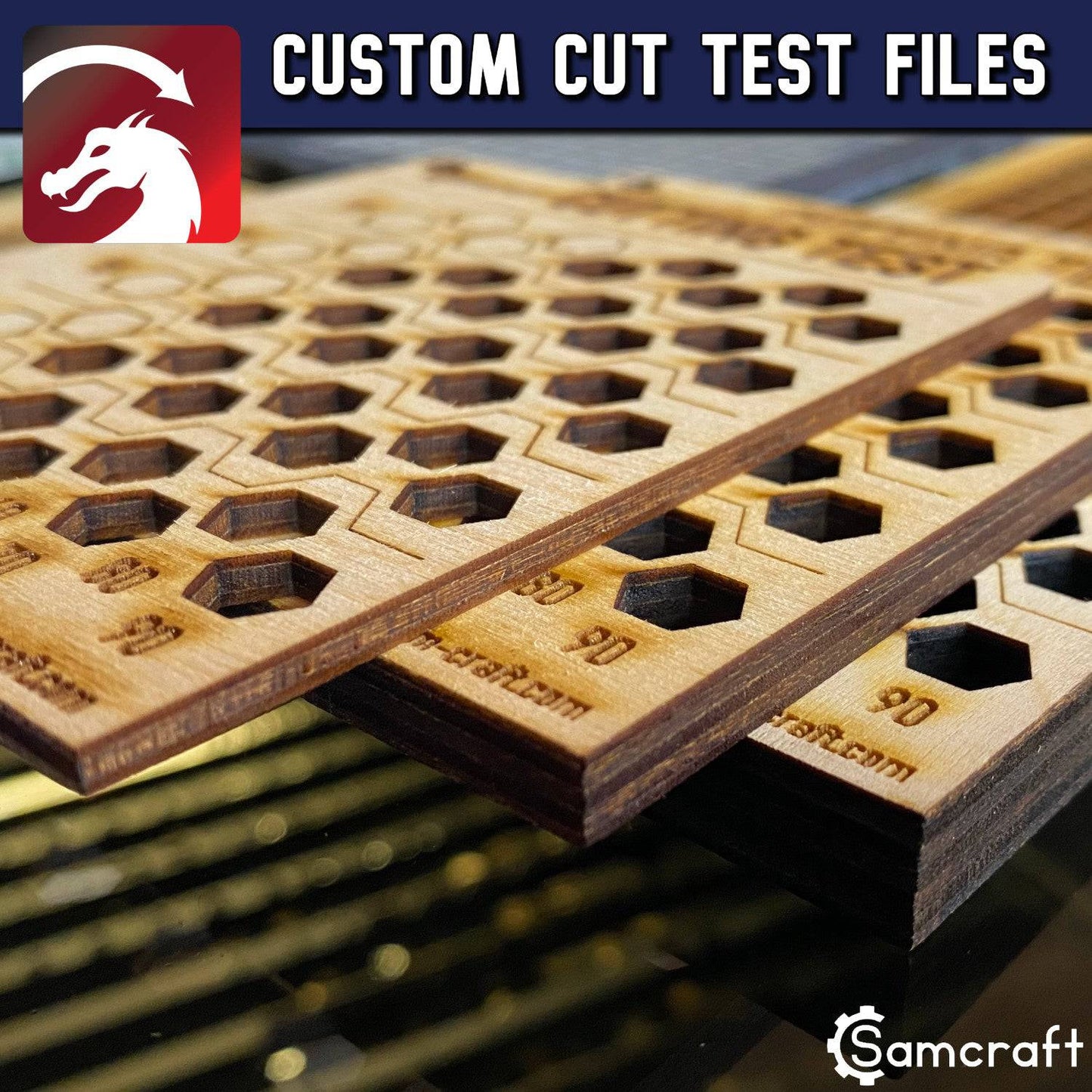 Complete Laser Test Package - Engraving & Cutting - Lightburn