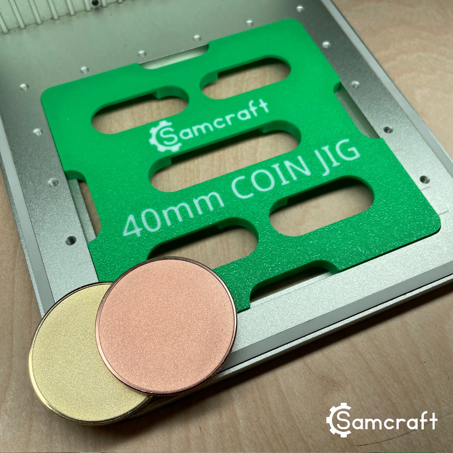 Metal Coin Jig - 40mm - xTool F1