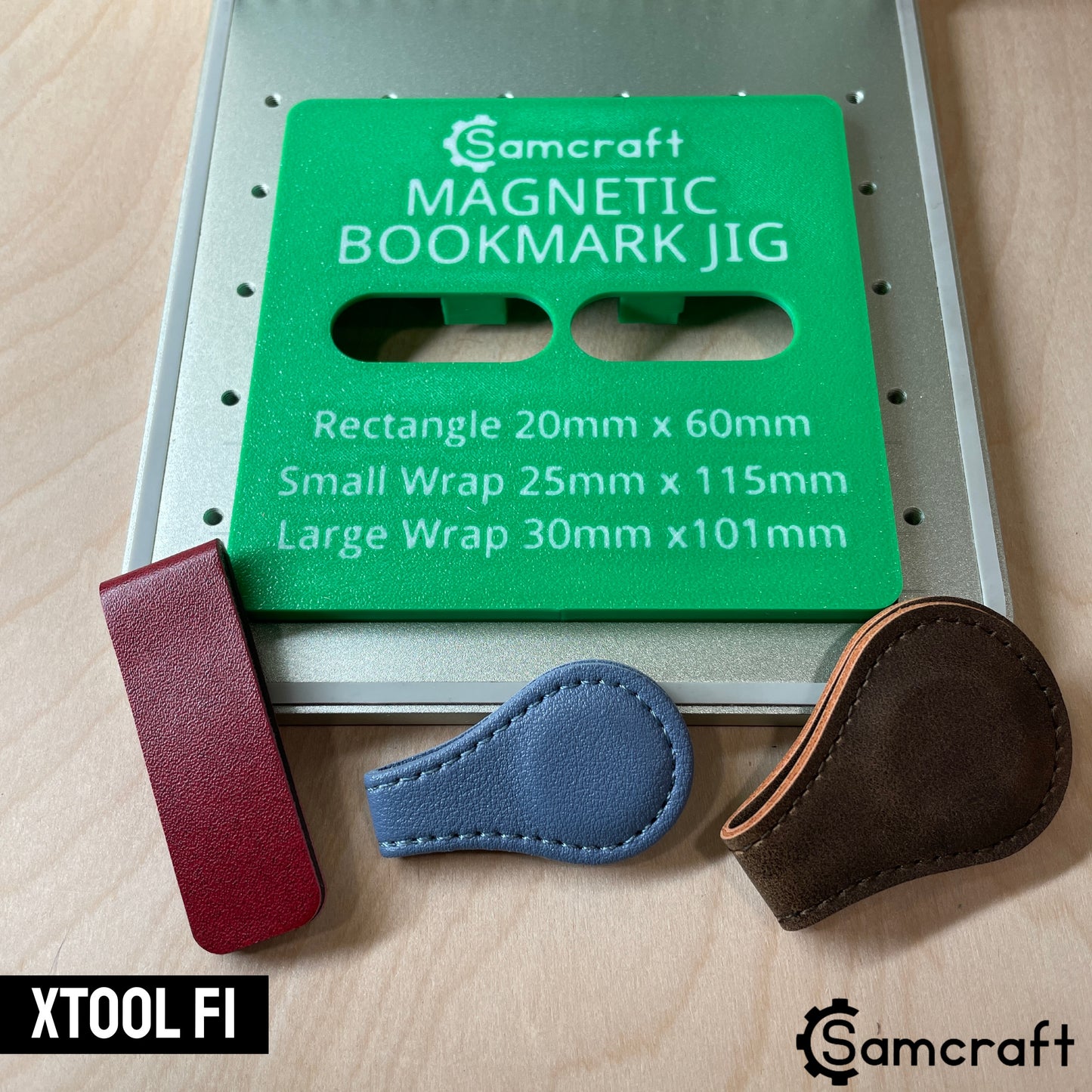 Magnetic Bookmark Jig - xTool F1 - Samcraft