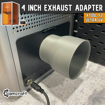 Exhaust Adapter - 4 inch - xTool F2 Ultra UV