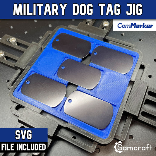 Military Dog Tag Jig - ComMarker - Samcraft