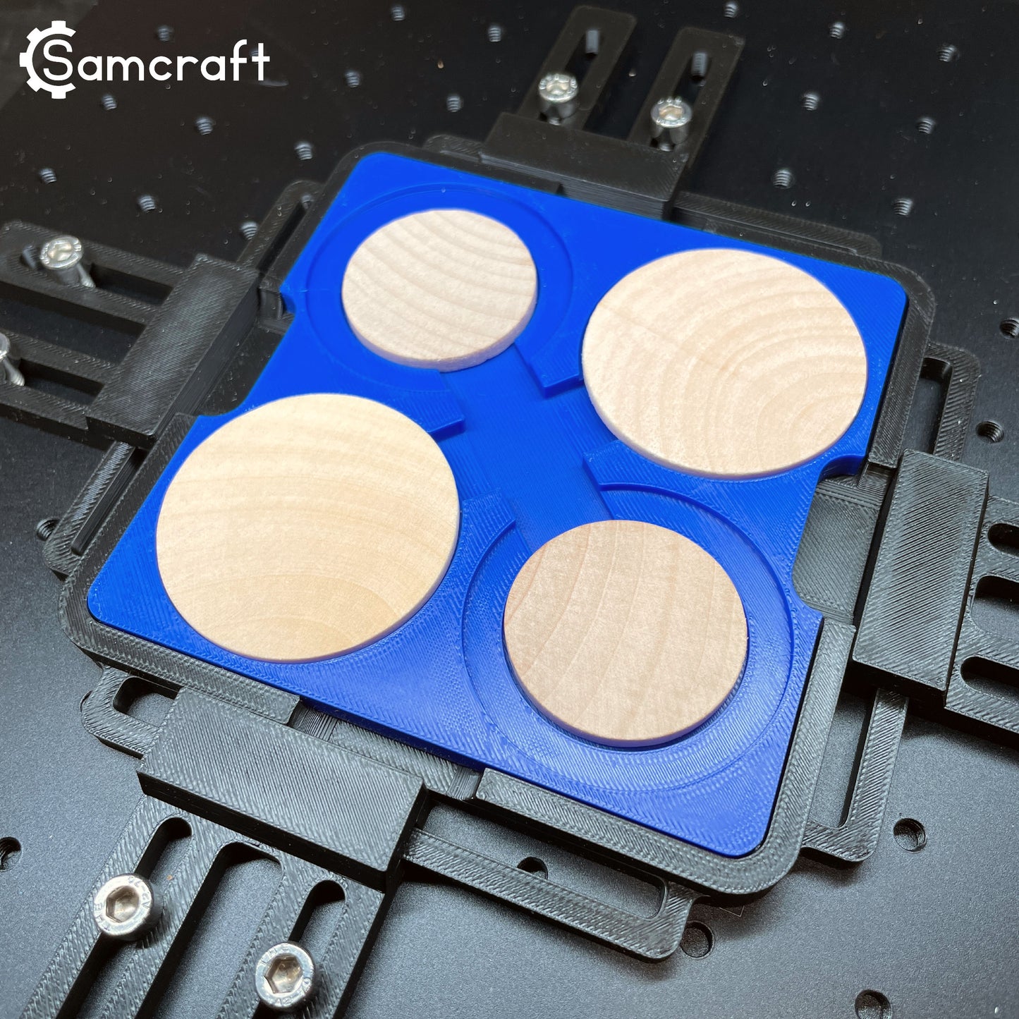 Wood Coin Jig - ComMarker - Samcraft