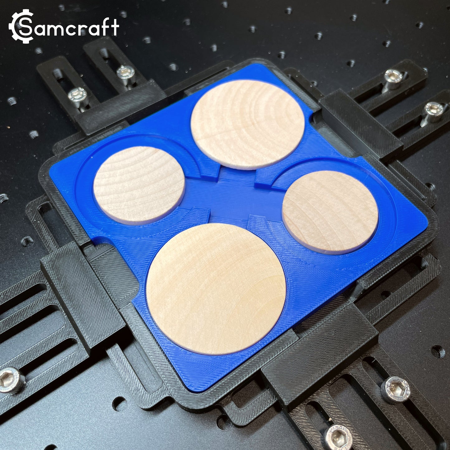 Wood Coin Jig - ComMarker - Samcraft