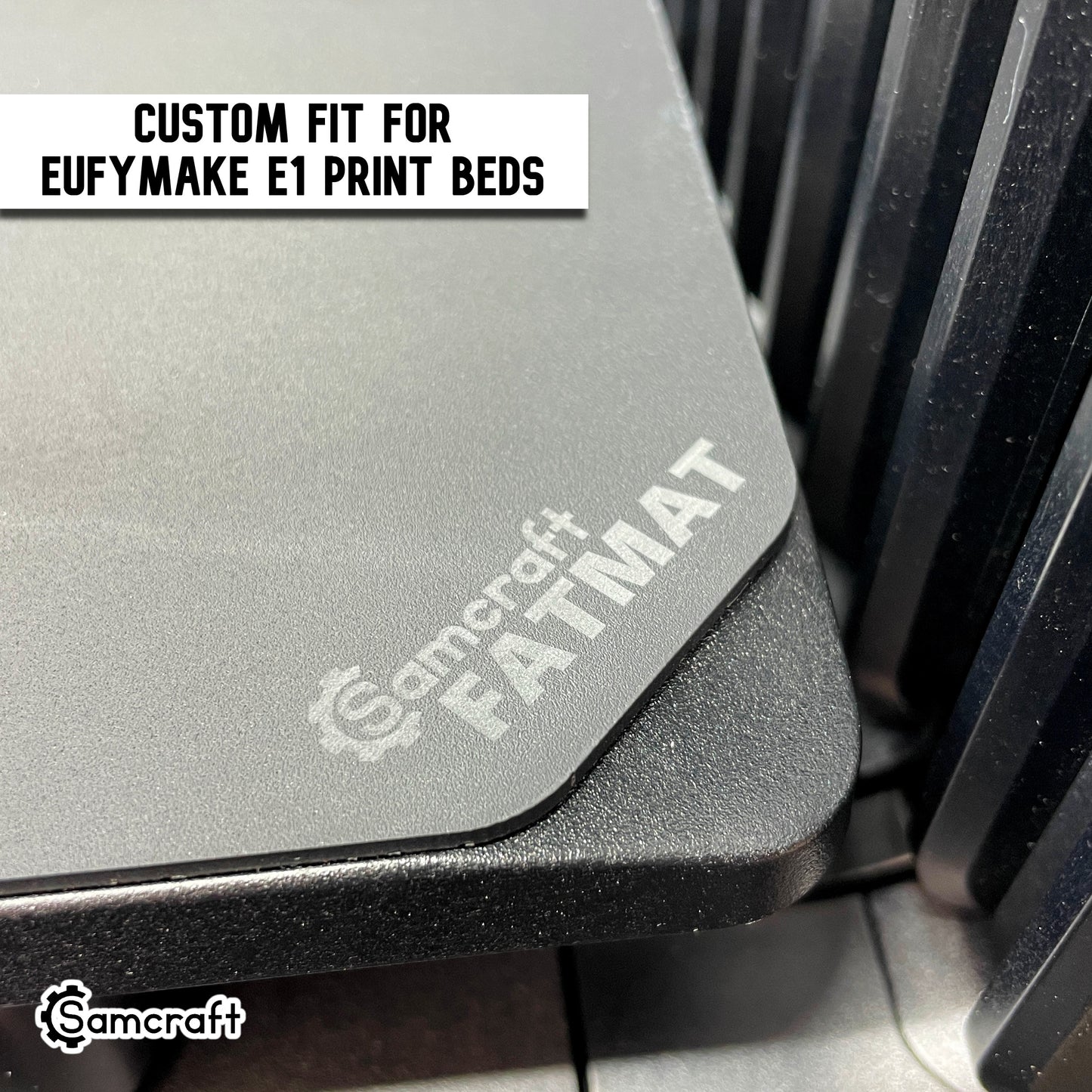 Samcraft FatMat for eufyMake E1 - Reusable UV Printer Mat Kit