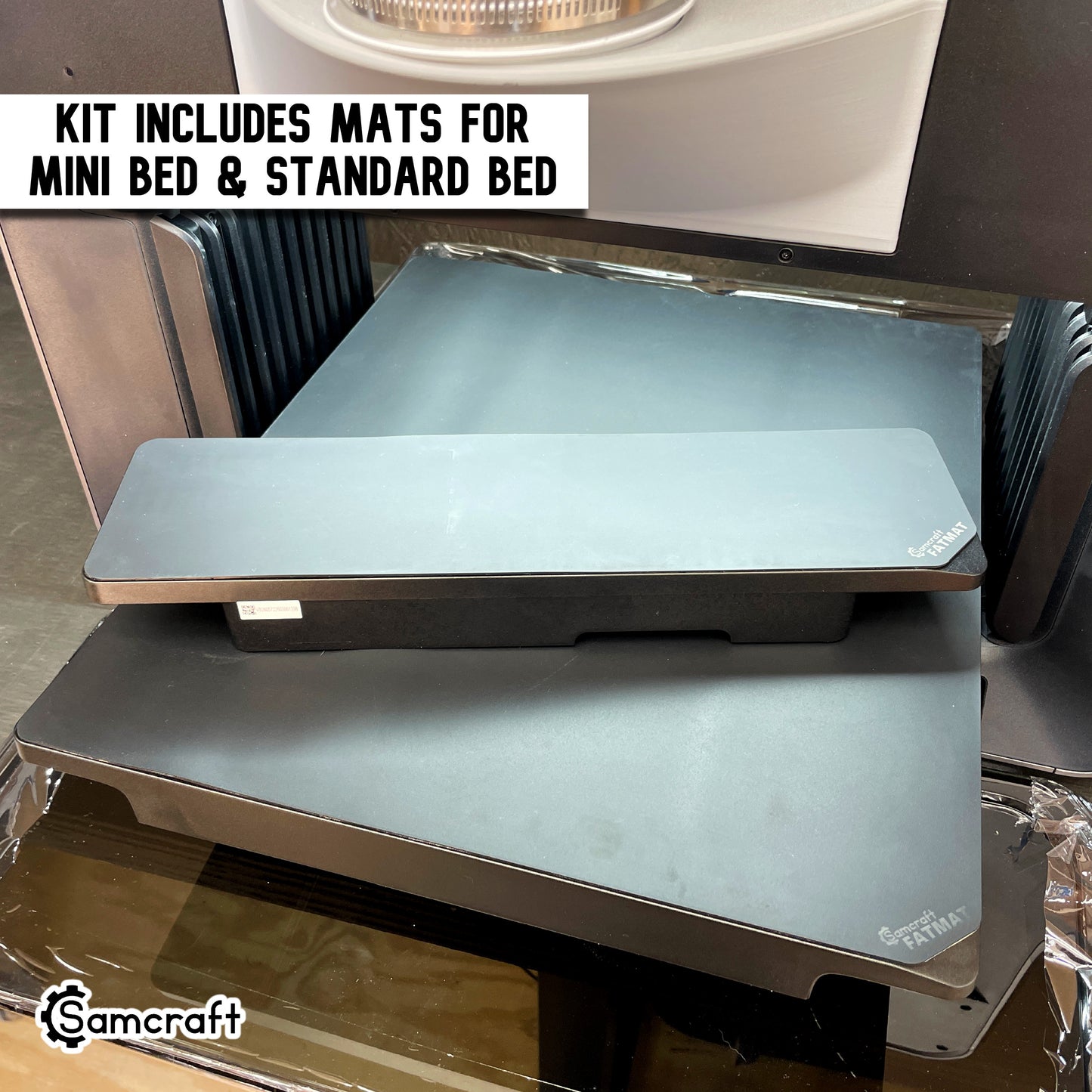 Samcraft FatMat for eufyMake E1 - Reusable UV Printer Mat Kit