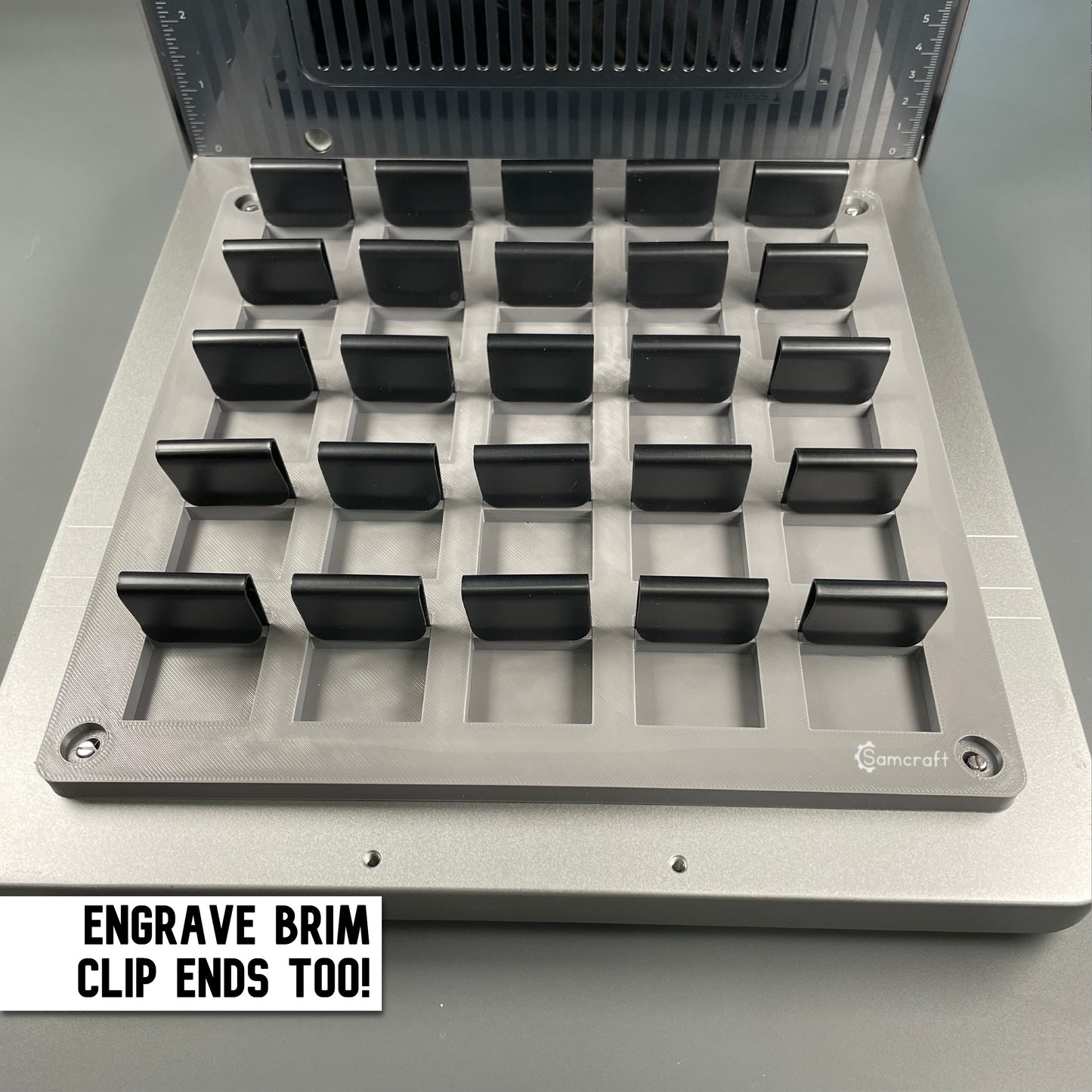 Hat Brim Clip Jig - xTool F2 Ultra / F2 Ultra UV