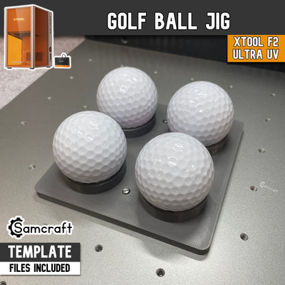 Golf Ball & Table Tennis Ball Jig - xTool F2 Ultra UV