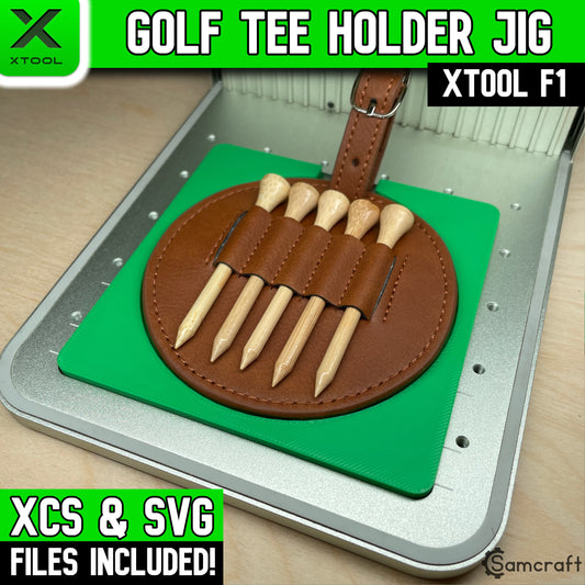 Golf Tee & Holder Jig - Large - xTool F1