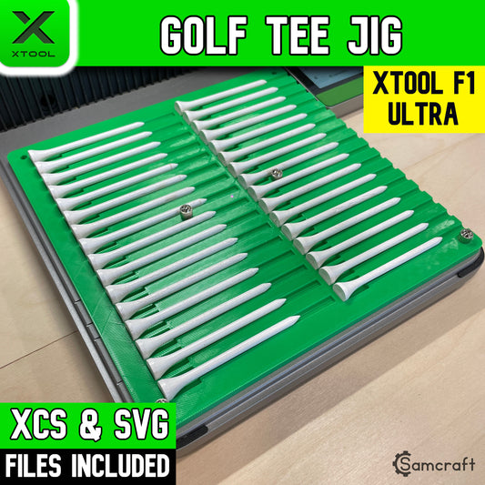 Golf Tee Jig - xTool F1 Ultra