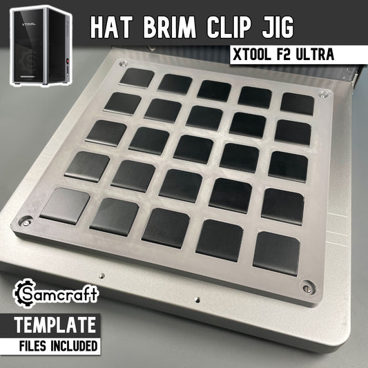 Hat Brim Clip Jig - xTool F2 Ultra