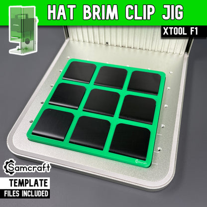 Hat Brim Clip Jig - xTool F1 / F2
