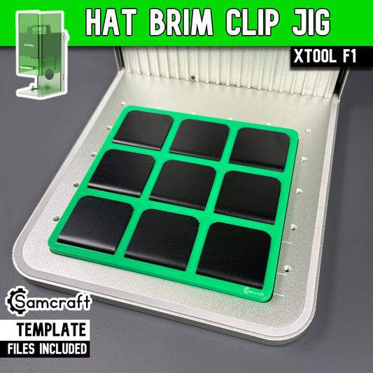 Hat Brim Clip Jig - xTool F1 / F2