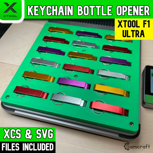 Keychain Bottle Opener Jig - xTool F1 Ultra