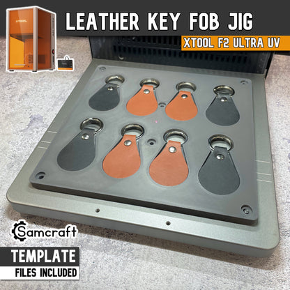 Leather Key Fob Jig - xTool F2 Ultra UV