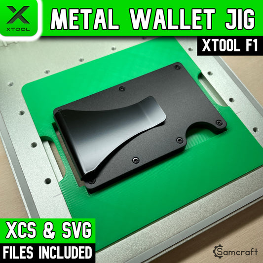 Metal Wallet Jig - xTool F1