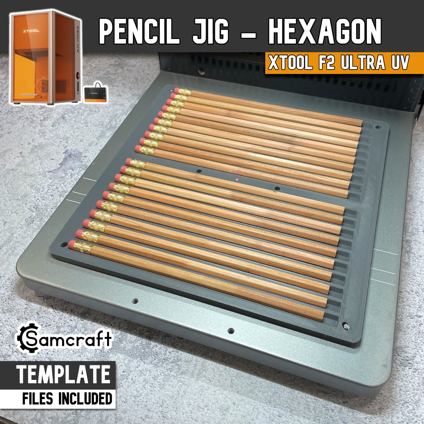 Pencil Jig - xTool F2 Ultra UV