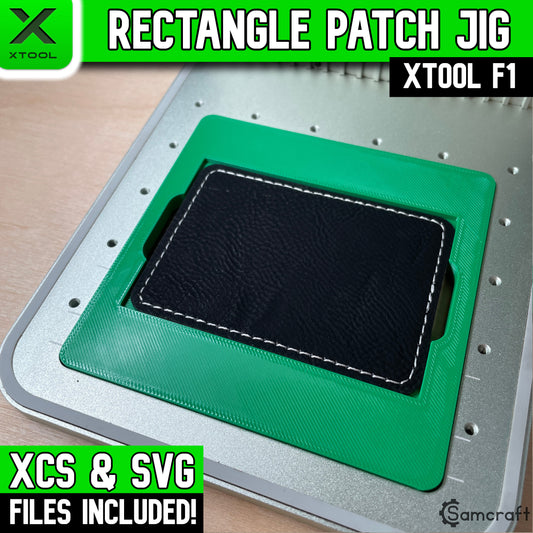 Rectangle Patch Jig - xTool F1