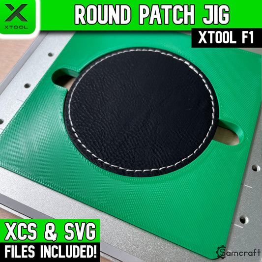 Round Patch Jig - xTool F1