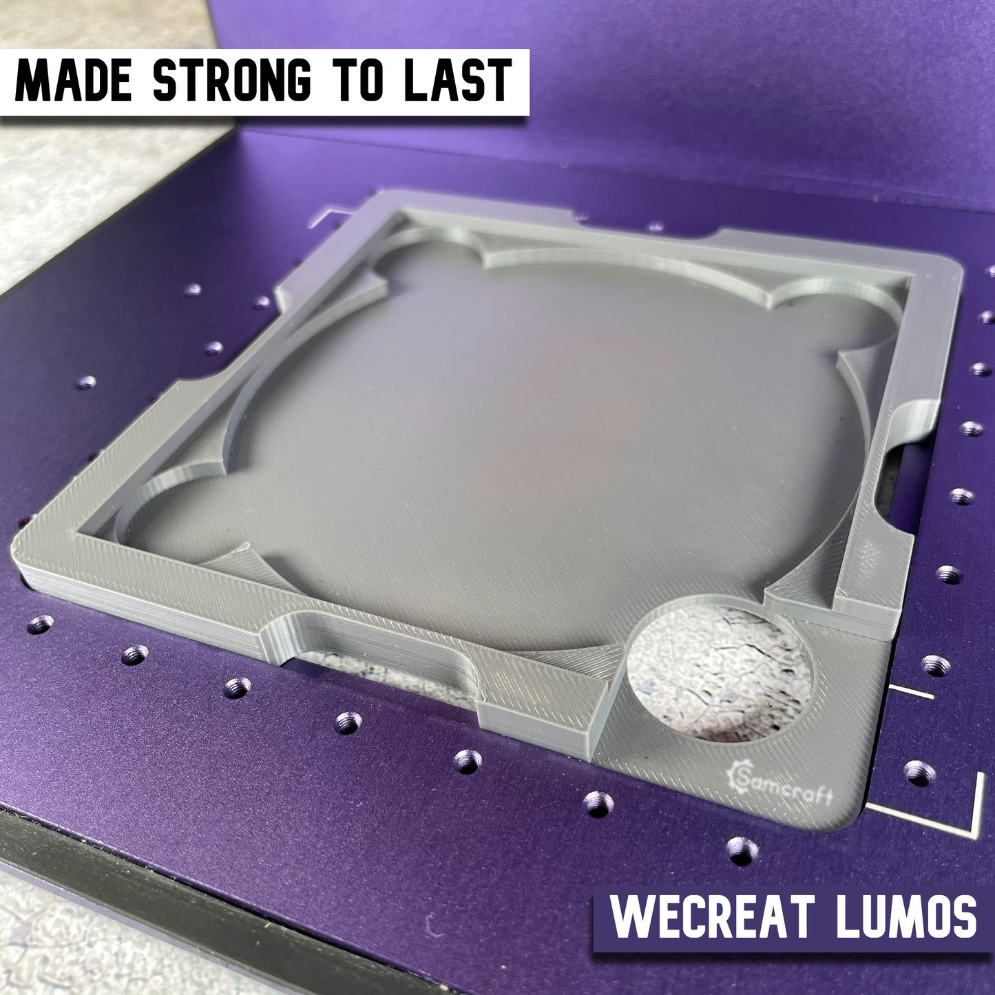 Drink Coaster Jig - 4 inch - WeCreat Lumos
