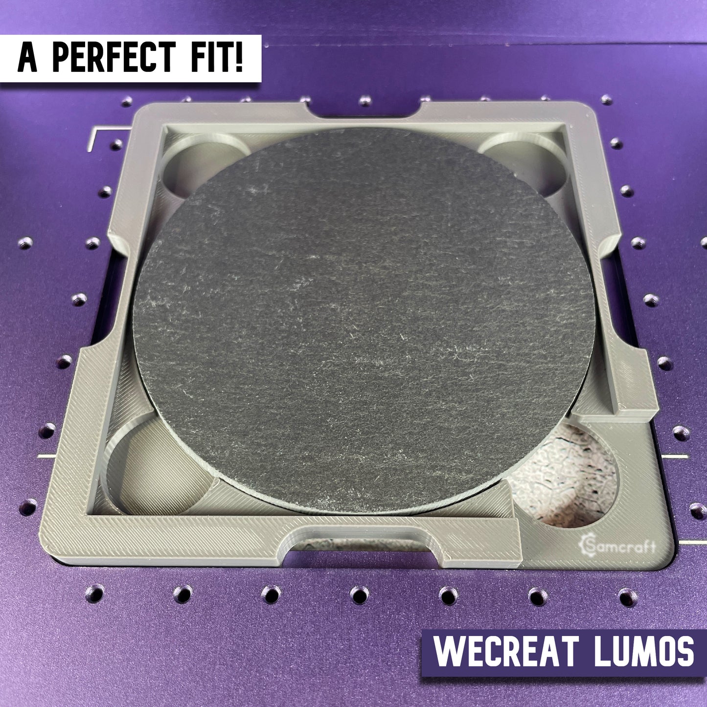 Drink Coaster Jig - 4 inch - WeCreat Lumos