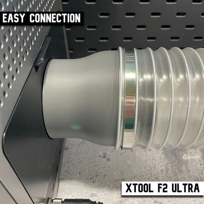 xTool F2 Ultra 4 inch Exhaust Hose Adapter