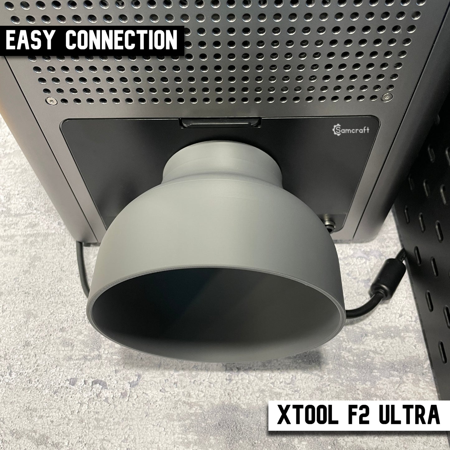 xTool F2 Ultra 6 inch Exhaust Hose Adapter