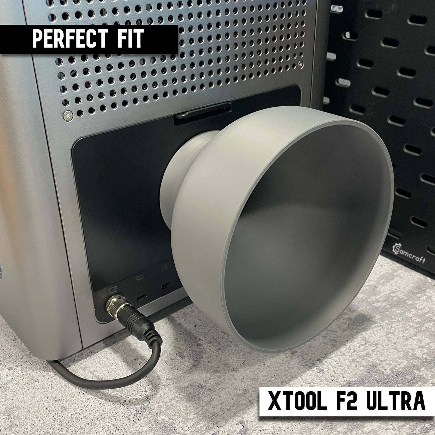 xTool F2 Ultra 6 inch Exhaust Hose Adapter