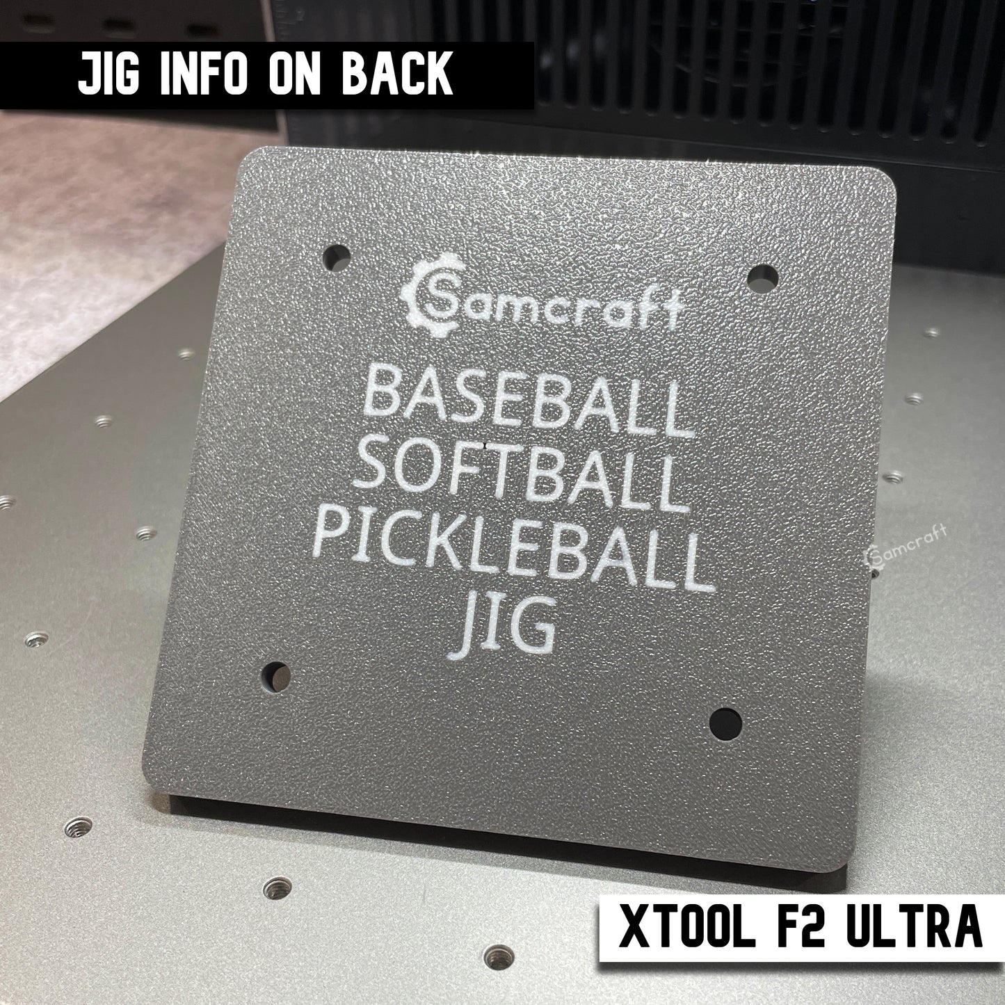 Baseball Softball & Pickleball Jig - xTool F2 Ultra