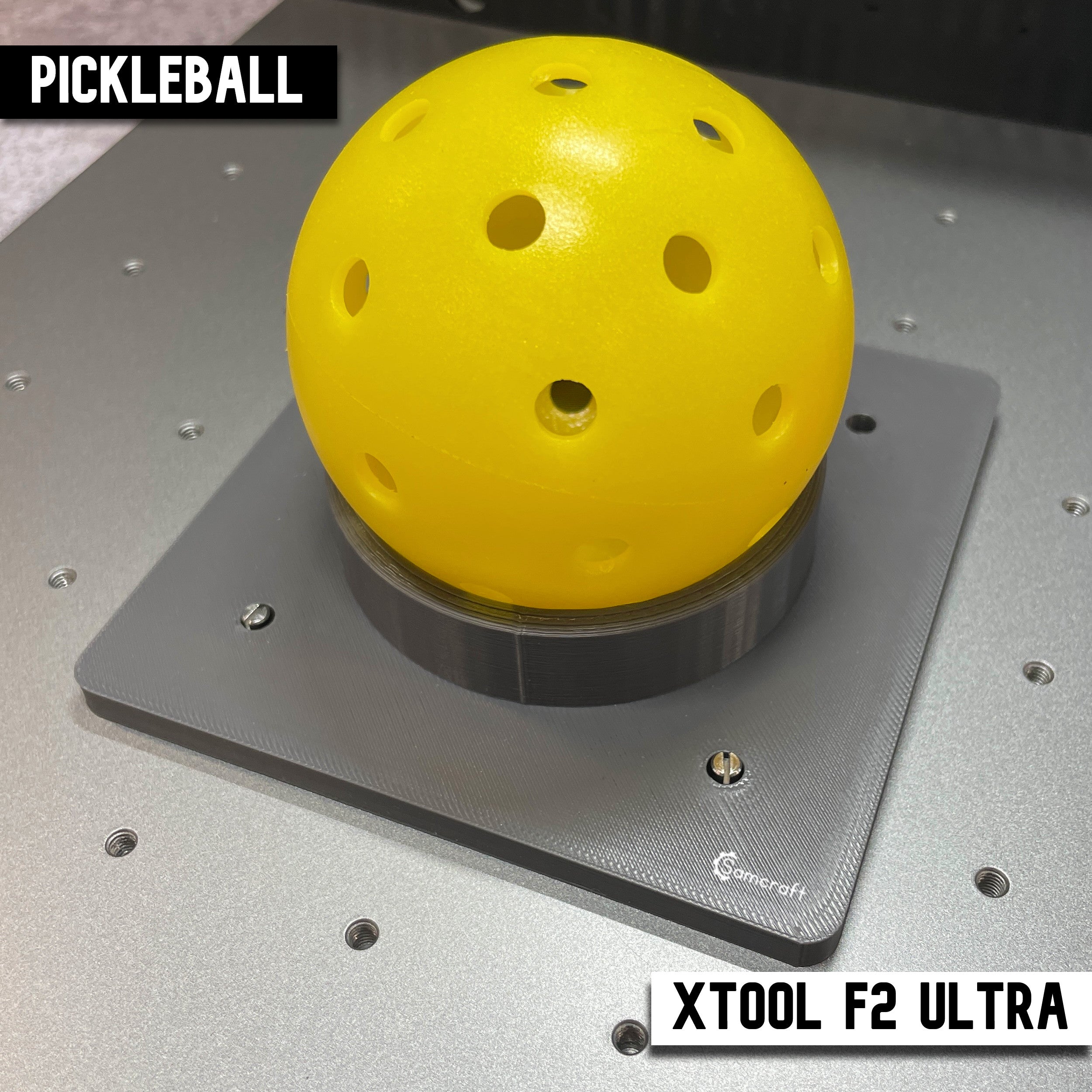 Baseball Softball & Pickleball Jig for xTool F2 Ultra | Samcraft