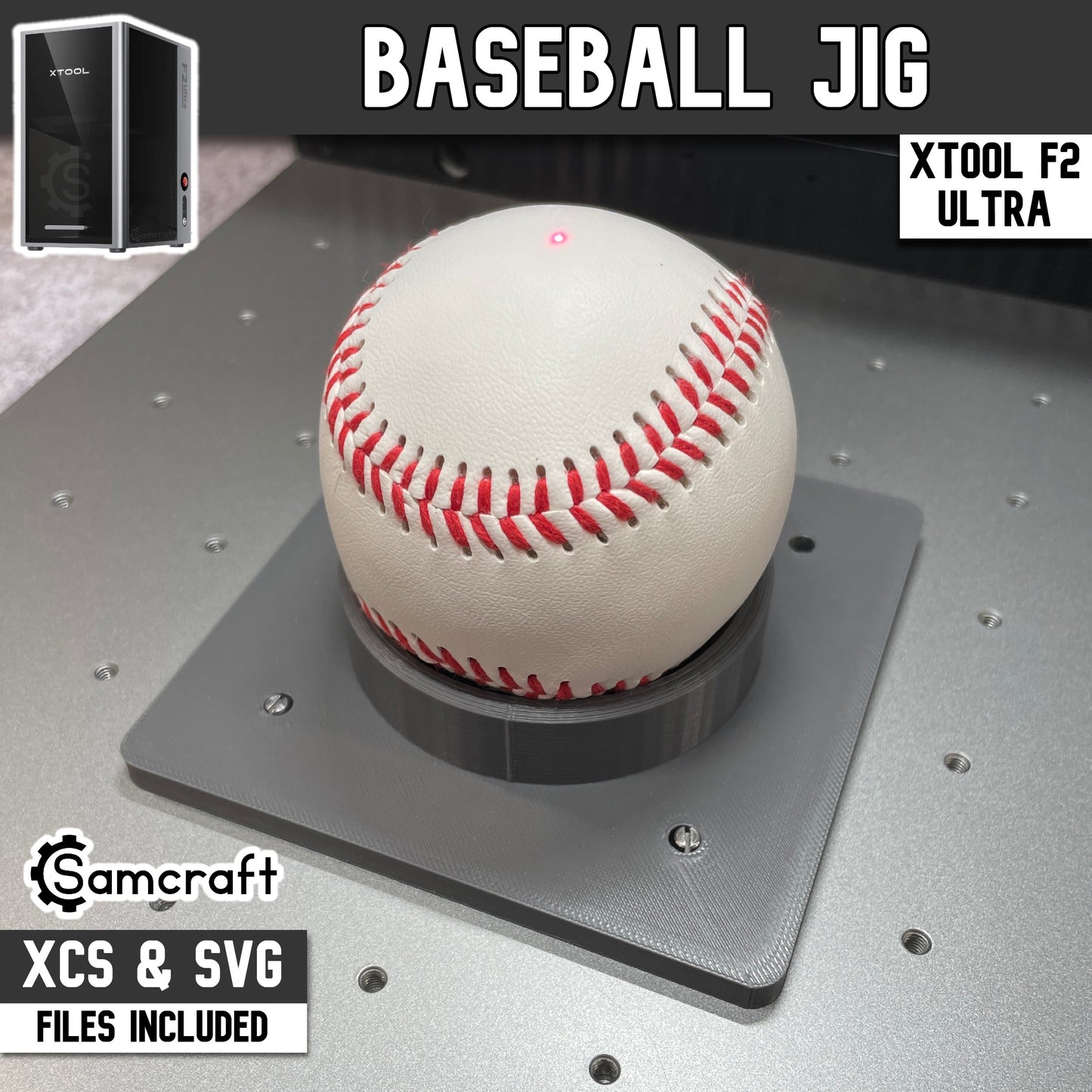 Baseball Softball & Pickleball Jig - xTool F2 Ultra