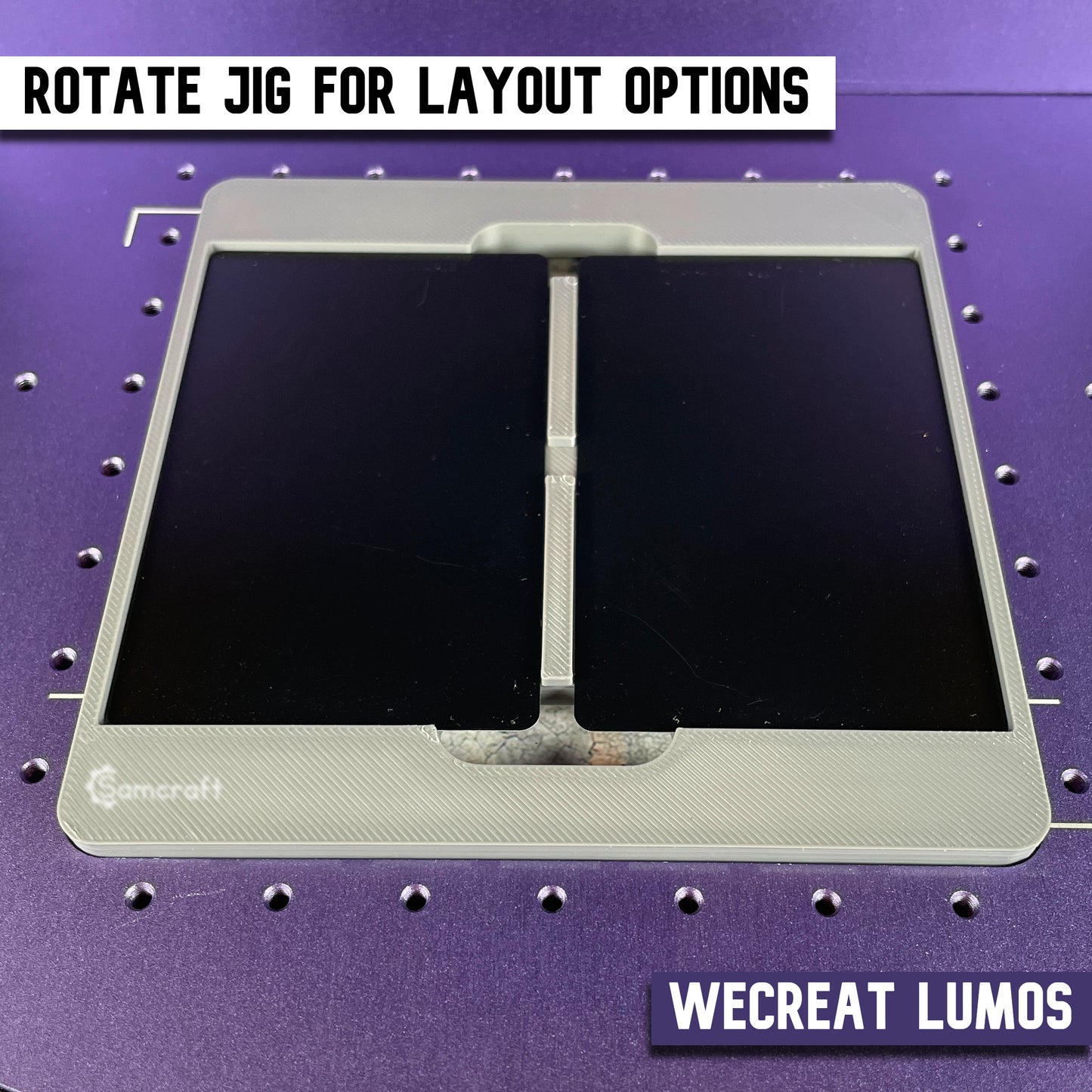 Business Card Jig - WeCreat Lumos