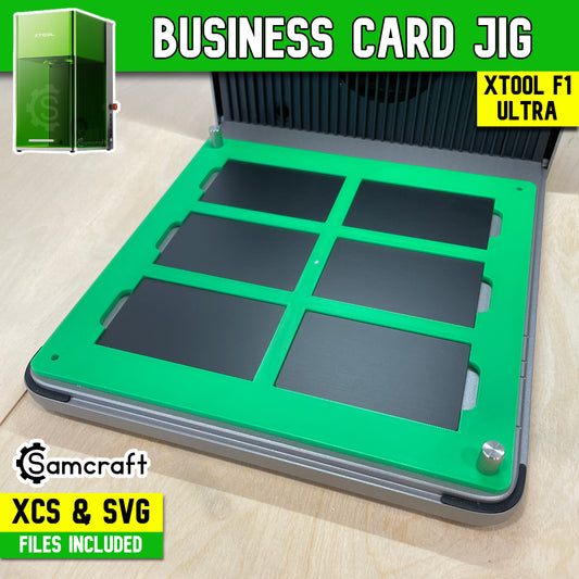 Business Card Jig - xTool F1 Ultra