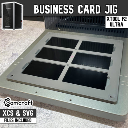 Business Card Jig - xTool F2 Ultra