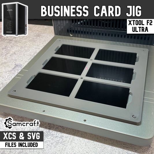 Business Card Jig - xTool F2 Ultra